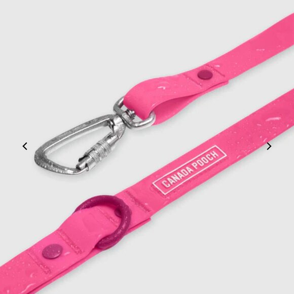 NWT, Canada Pooch Waterproof Dog Leash with Carabiner, Pink - Size L/XL - Picture 3 of 5